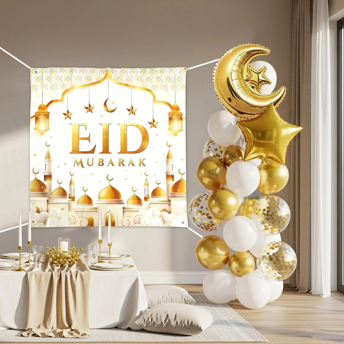 Ramadan balloon set-70pcs — detail